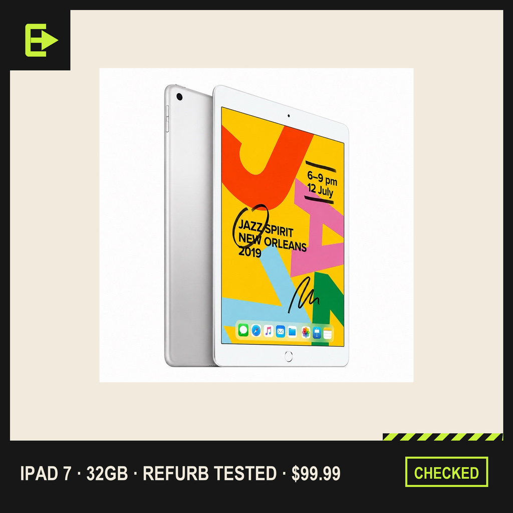 iPad 7 32GB refurbished tested $99.99 — THE SOURCE branded tile